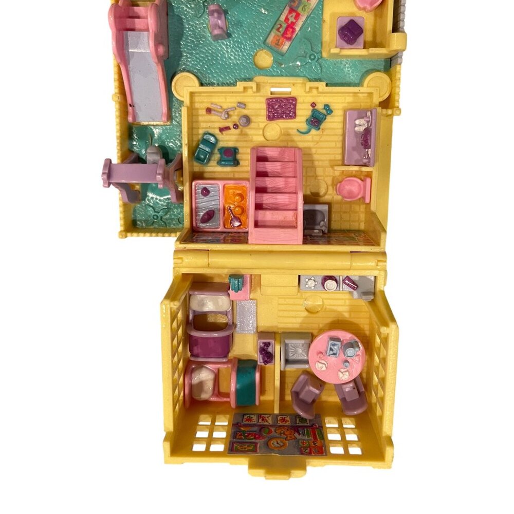 Vintage 1994 Bluebird Polly Pocket Pollyville Nursery School Doll House